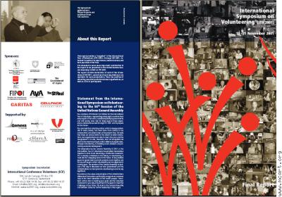International Symposium on Volunteering (ISV2001) Final Report