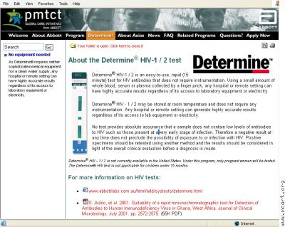 Determine® Donation Program