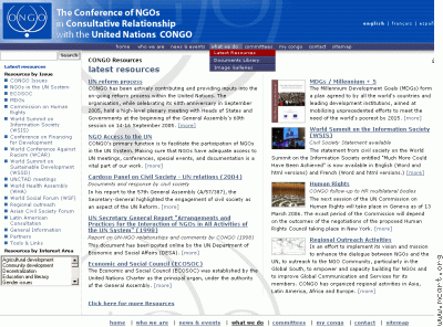 A new portal for CONGO