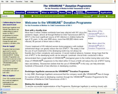 Viramune Donation Programme®