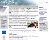 Online News - ngoCHR: A News Service for the UN Commission on Human Rights